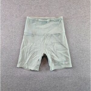 Kith Jen Biker‎ Shorts Womens XS Mint Green 6" Inseam Gym Athleisure Stretch